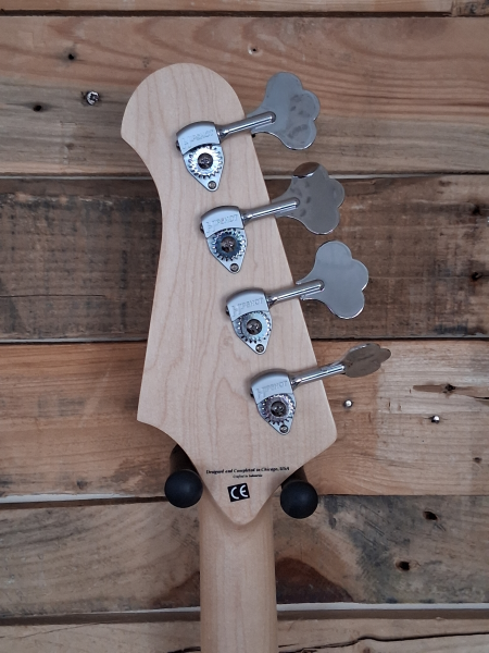 Lakland Skyline 44-60 Custom Bass, 4-String - Ice Blue Metallic Gloss, second hand